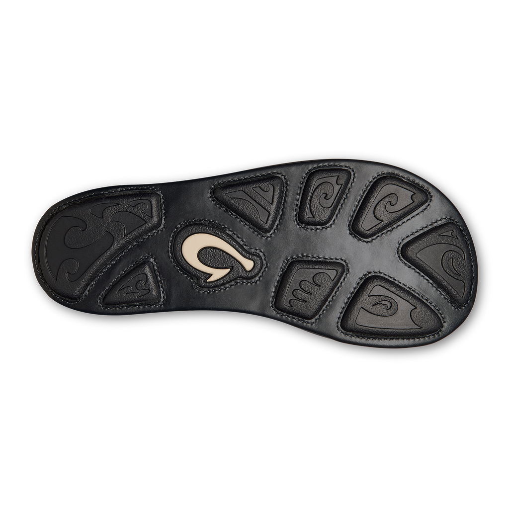 Olukai Hiapo Men's Leather Beach Sandals Lava Rock Footwear 3 Olukai Hiapo Men's Leather Beach Sandals Lava Rock Footwear