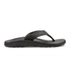 Olukai 'Ohana Men's Beach Sandals Black/Dk Shadow