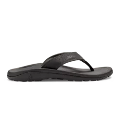 Olukai 'Ohana Men's Beach Sandals Black/Dk Shadow