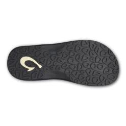 Olukai 'Ohana Men's Beach Sandals Black/Dk Shadow 5 Olukai 'Ohana Men's Beach Sandals Black/Dk Shadow