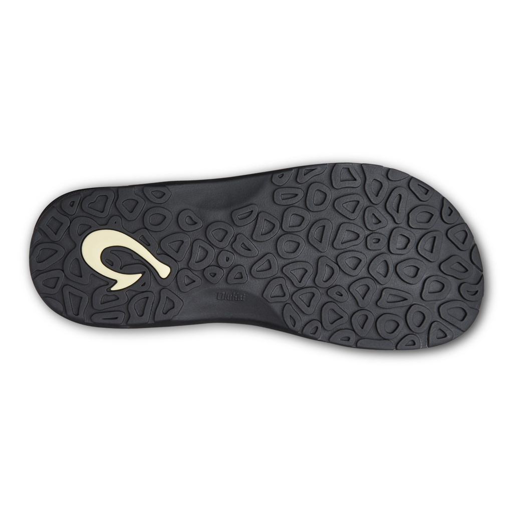 Olukai 'Ohana Men's Beach Sandals Black/Dk Shadow 3 Olukai 'Ohana Men's Beach Sandals Black/Dk Shadow