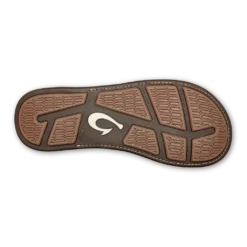 Footwear Olukai Tuahine Men's Leather Beach Sandals Toffee