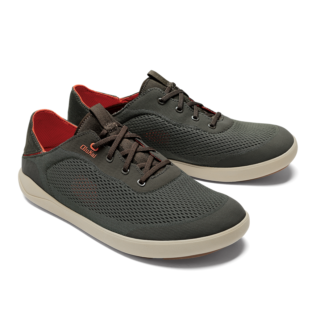 Olukai Moku Pae Men's Boat Shoe Island Salt/ Koi 3 Olukai Moku Pae Men's Boat Shoe Island Salt/ Koi