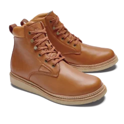 Olukai Kilakila Men's Leather Boot Coconut Husk