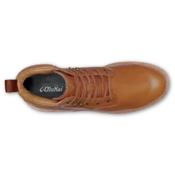 Olukai Kilakila Men's Leather Boot Coconut Husk 6 Olukai Kilakila Men's Leather Boot Coconut Husk