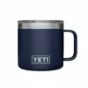 Yeti Rambler 14oz Mug Navy Coolers & YETI