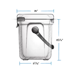 Yeti Roadie 24 Hard Cooler Charcoal 9 Yeti Roadie 24 Hard Cooler Charcoal