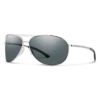 Smith Serpico 2 Silver Polarized Gray Sunglasses