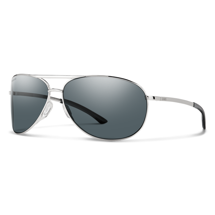 Smith Serpico 2 Silver Polarized Gray Sunglasses 1 Smith Serpico 2 Silver Polarized Gray Sunglasses