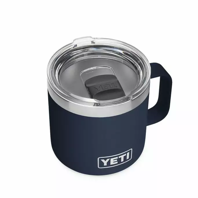 Yeti Rambler 14oz Mug Navy Coolers & YETI 2 Yeti Rambler 14oz Mug Navy Coolers & YETI