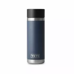 Yeti Rambler 18oz Bottle W/ Hotshot Cap Navy Coolers & YETI