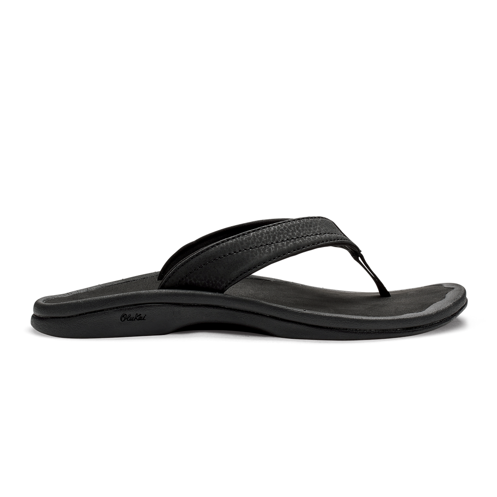 Footwear Olukai 'Ohana Women's Beach Sandals Black 1 Footwear Olukai 'Ohana Women's Beach Sandals Black