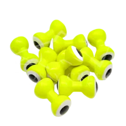 Hareline Double Pupil Lead Eyes Beads, Cones, Eyes