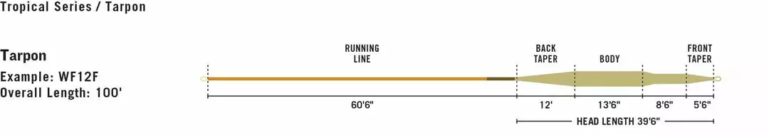 RIO Products RIO Tarpon Fly Line 3 RIO Products RIO Tarpon Fly Line