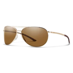 Smith Serpico 2 Slim Gold Polarized Brown Sunglasses