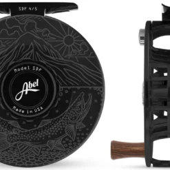 Abel SDF 4/5 Casey Underwood-Ridge Risers Black Fly Reel Fly Reels