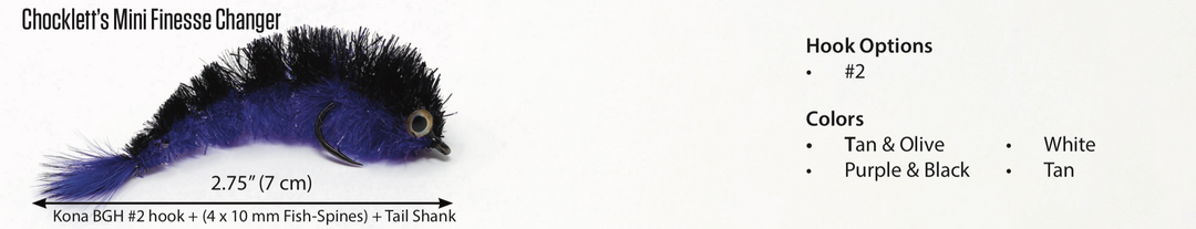 Flymen Chocklett's Mini Finesse Changer White 2 Flymen Chocklett's Mini Finesse Changer White