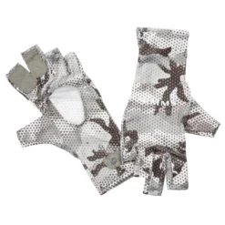 Simms Fishing Products Simms Bugstopper Sunglove Hex Flo Camo Steel Gloves
