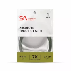 Scientific Anglers Leaders & Tippet Scientific Angler Absolute Trout Stealth 7.5' Leader 1-Pack