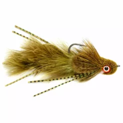 Fulling Mill Bank Robber Sculpin Olive Flies