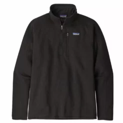 Patagonia Men's Better Sweater 1/4 Zip Fleece Black