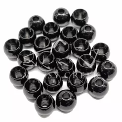 Wapsi Fly Brass Cyclops Bead Head Black Beads, Cones, Eyes