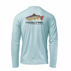 Mossy Creek Fly Fishing Mossy Creek Solar Crew Arctic Blue Shirts