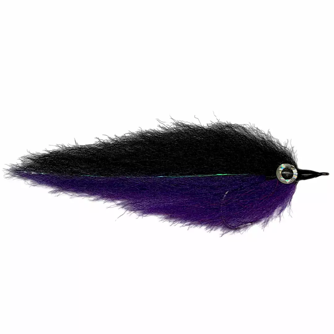 Mattioli Flies Bunker Fly Black Over Purple 1 Mattioli Flies Bunker Fly Black Over Purple