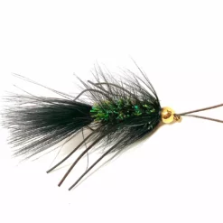 Umpqua Feather Merchants Rubber Legged Crystal Bugger Black Flies