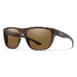 Smith Barra Matte Tortoise ChromaPop Glass Polarized Brown Sunglasses