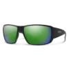 Smith Guides Choice Matte Black ChromaPop Glass Polarized Green Mirror Sunglasses