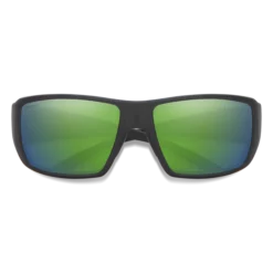 Smith Guides Choice Matte Black ChromaPop Glass Polarized Green Mirror Sunglasses