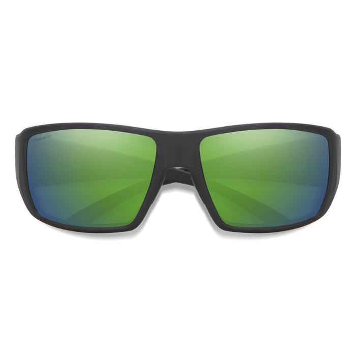 Smith Guides Choice Matte Black ChromaPop Glass Polarized Green Mirror Sunglasses 2 Smith Guides Choice Matte Black ChromaPop Glass Polarized Green Mirror Sunglasses