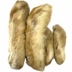 Hareline Snowshoe Rabbits Feet Hair & Fur