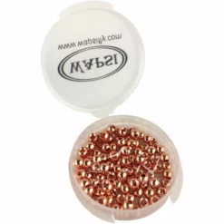 Wapsi Fly Brass Cyclops Bead Head Copper 100 Pack