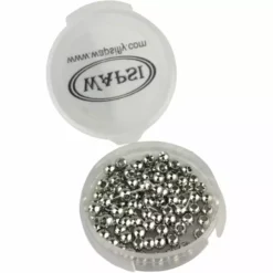 Wapsi Fly Brass Cyclops Bead Head Nickel 100 Pack