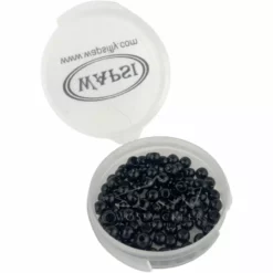 Wapsi Fly Beads, Cones, Eyes Brass Cyclops Bead Head Black 100 Pack