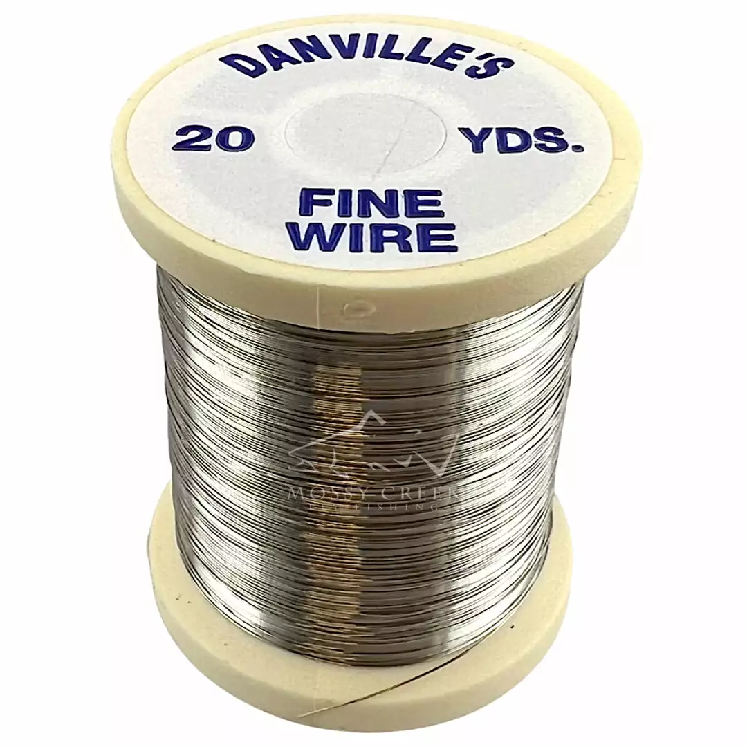 Hareline Thread, Tinsel, Wire Danville's Fine Wire Silver 1 Hareline Thread, Tinsel, Wire Danville's Fine Wire Silver