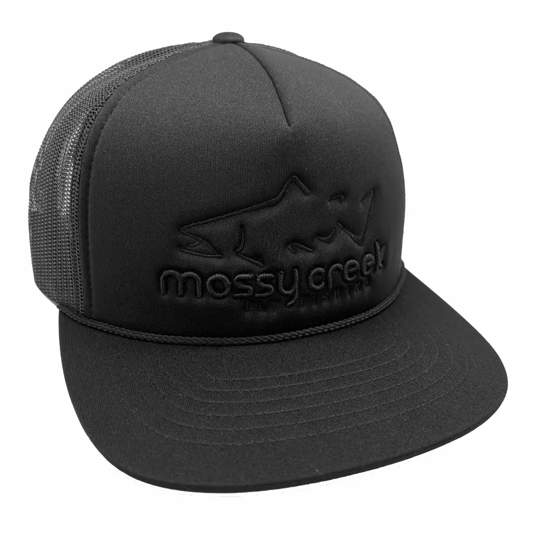 Mossy Creek Fly Fishing NEW Mossy Creek Foam Trucker Black Hats 1 Mossy Creek Fly Fishing NEW Mossy Creek Foam Trucker Black Hats