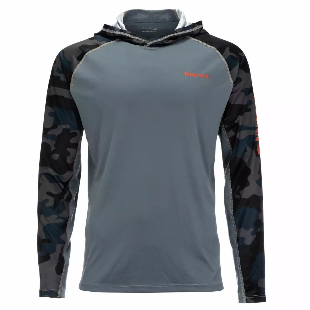 Simms Fishing Products Simms Solarvent Hoody Woodland Camo Storm Shirts 1 Simms Fishing Products Simms Solarvent Hoody Woodland Camo Storm Shirts