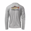 Mossy Creek Fly Fishing Shirts Mossy Creek Solar Crew Pearl Grey