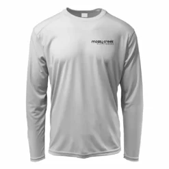 Mossy Creek Fly Fishing Shirts Mossy Creek Solar Crew Pearl Grey