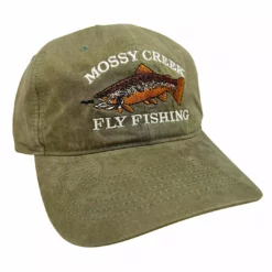Mossy Creek Fly Fishing Mossy Creek Vintage Logo Unstructured 6 Panel Loden