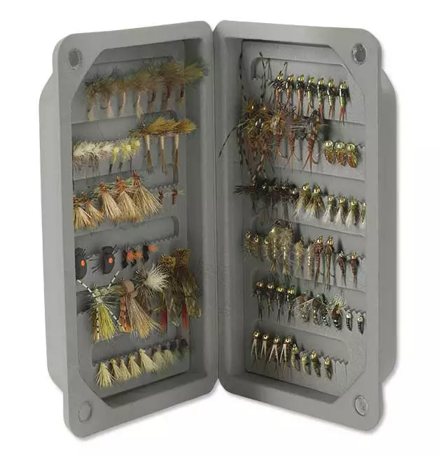 Fly Boxes Orvis Ultralight Floating Foam Fly Box Storm Gray 2 Fly Boxes Orvis Ultralight Floating Foam Fly Box Storm Gray