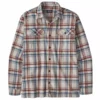 Patagonia Men's Organic Cotton Midweight Fjord Flannel Shirt Cornice Grey SALE