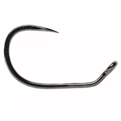 Fulling Mill Jig Force Short Black Nickel Barbless Hook 50pk