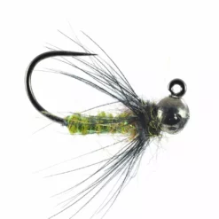 Umpqua Feather Merchants Jigged Caddis Pupa Green