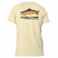 Mossy Creek Fly Fishing Shirts Mossy Creek Short Sleeve T-Shirt Natural