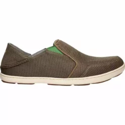 Olukai Nohea Mesh Men's Slip-On Sneaker Mustang Lime Peel