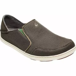 Olukai Nohea Mesh Men's Slip-On Sneaker Mustang Lime Peel